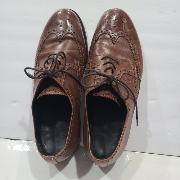 Brooks Brothers Wingtip Oxford Brown Leather Men\'s Dress Shoes Sz.10.5 main image 8